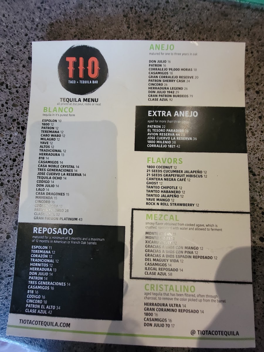 Menu Tio Taco + Tequila-4