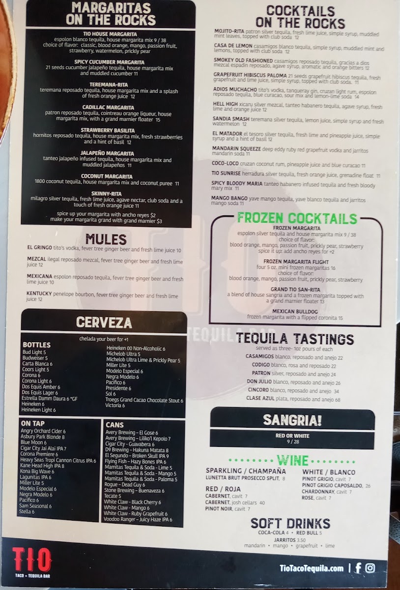 Menu Tio Taco + Tequila-5