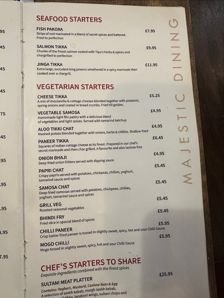 Menu Tipu Sultan Restaurant-7