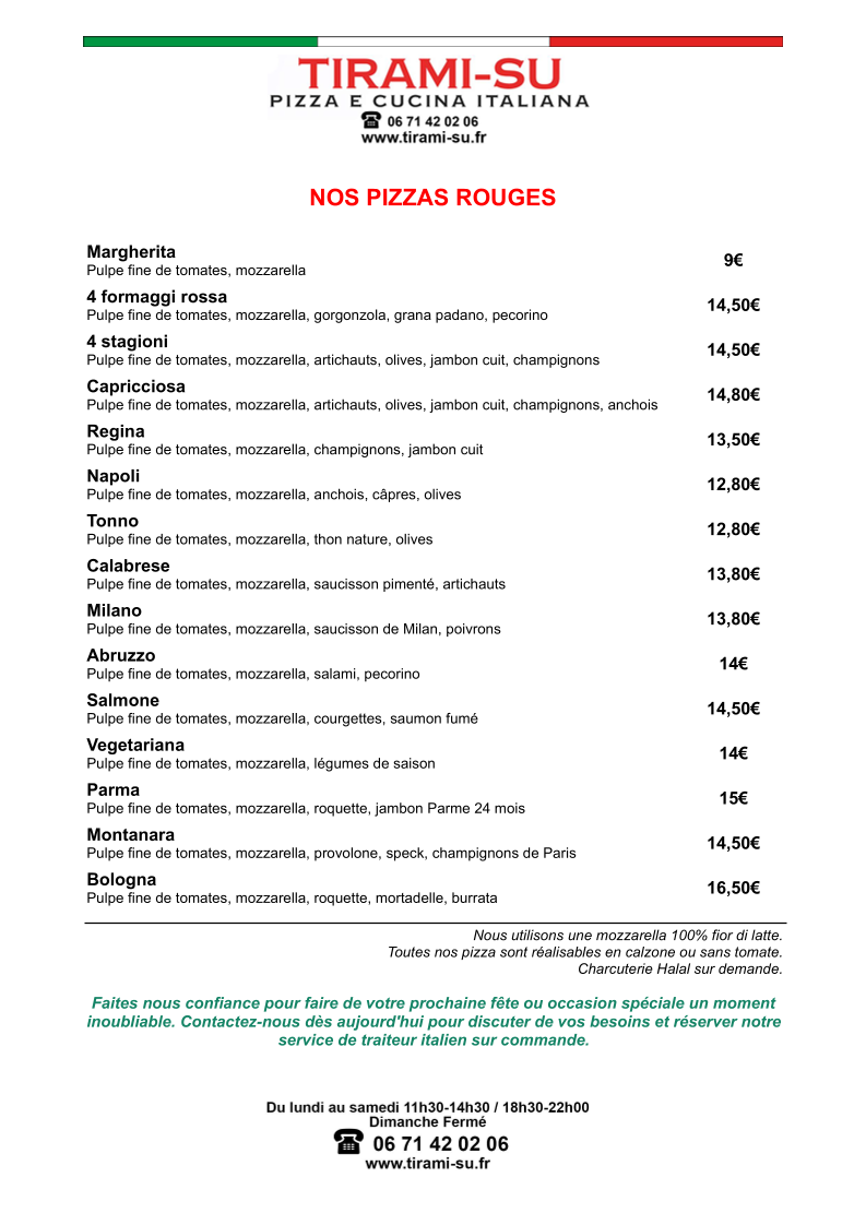 Menu Tirami-Su-3