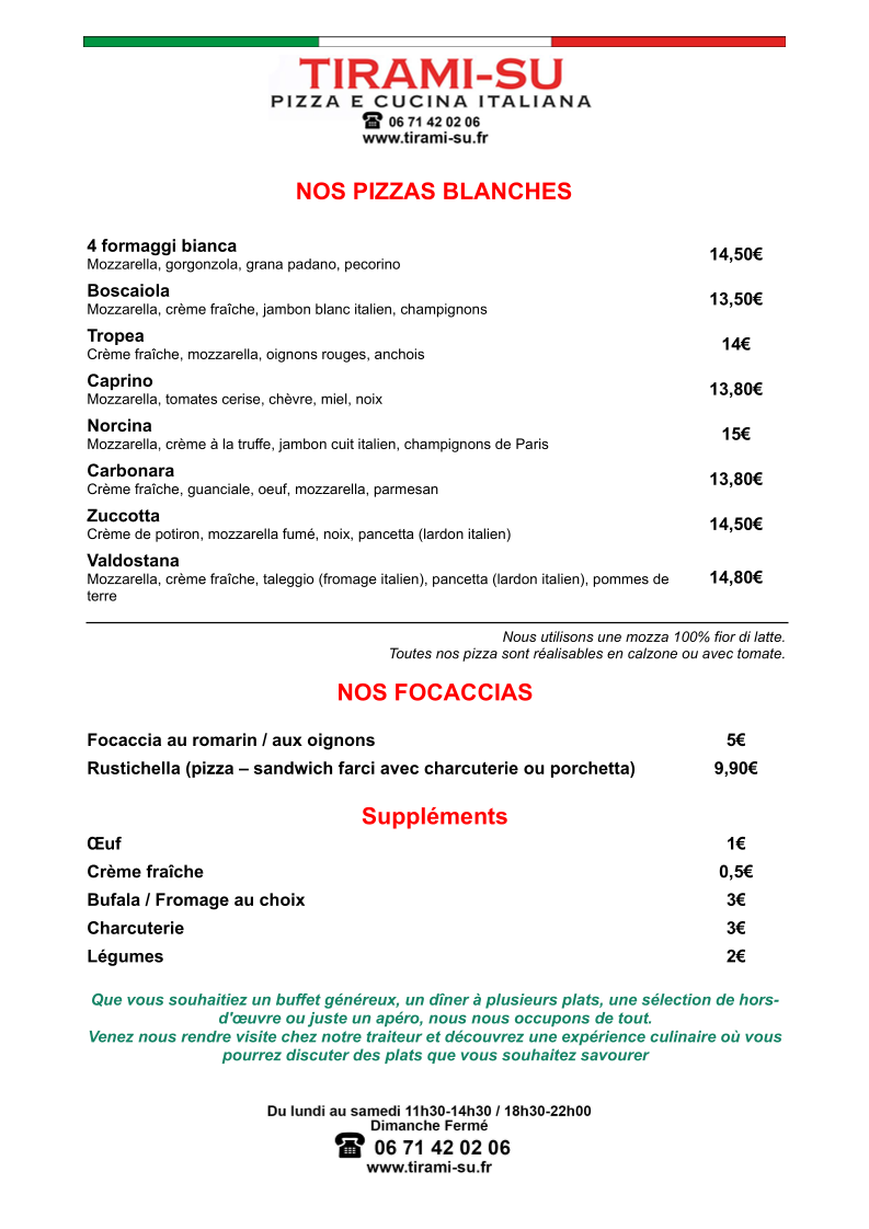 Menu Tirami-Su-4