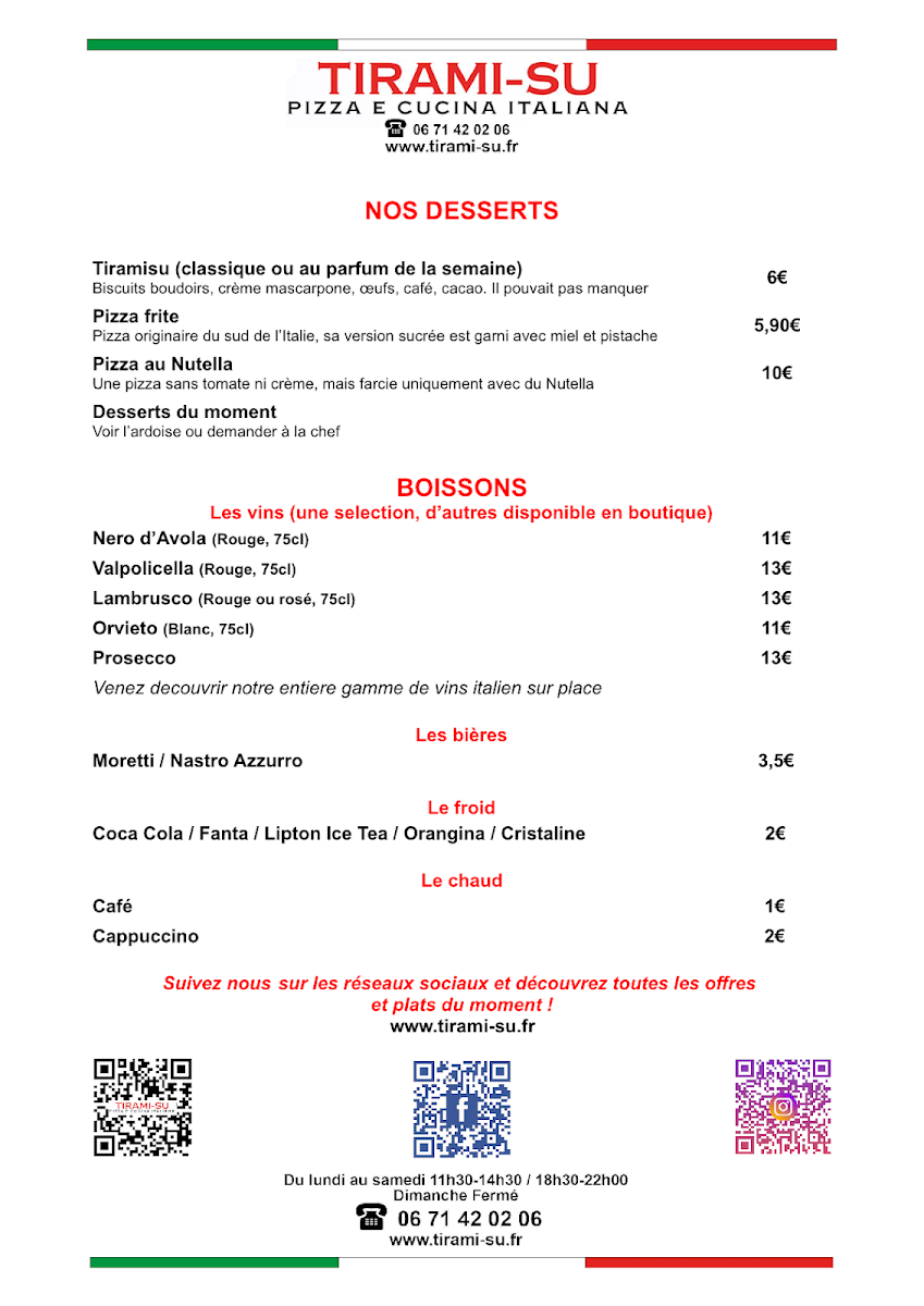 Menu Tirami-Su-6