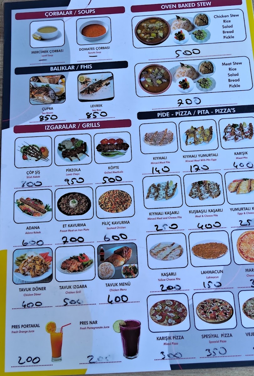Menu Tıkır Grill Hause-10