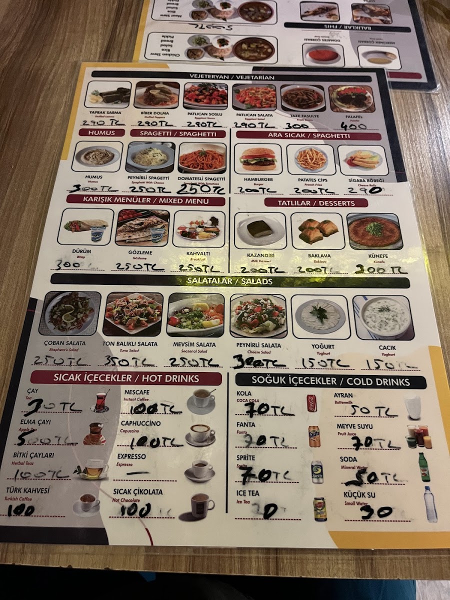 Menu Tıkır Grill Hause-7