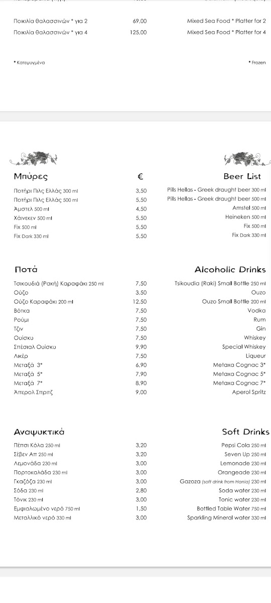 Menu To Xani Restaurant-2