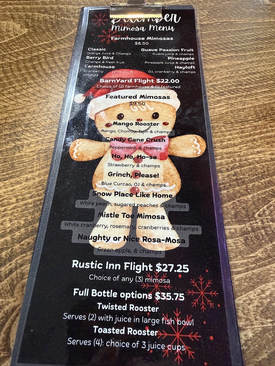 Menu Toasted Rooster Cafe-1