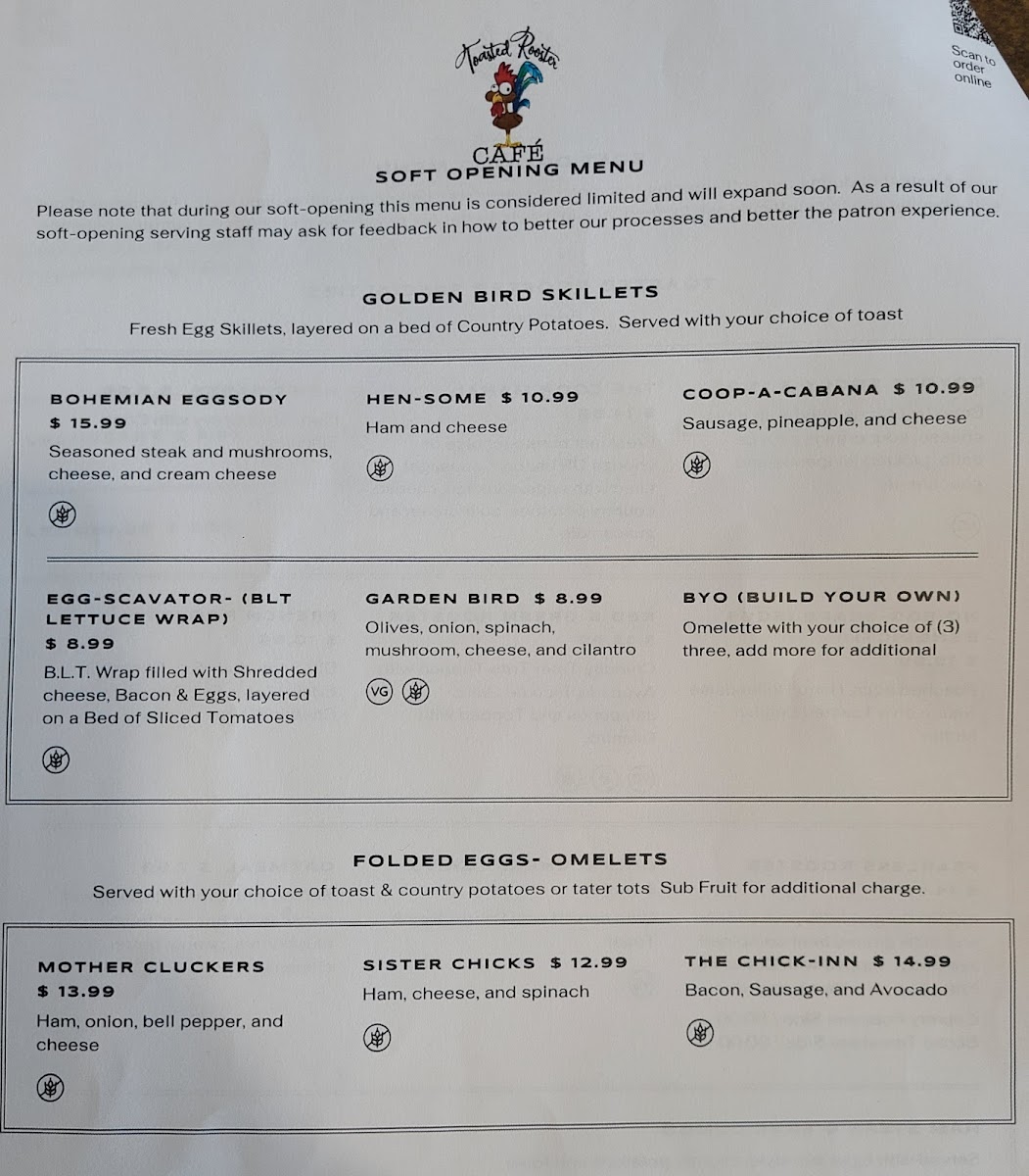 Menu Toasted Rooster Cafe-4