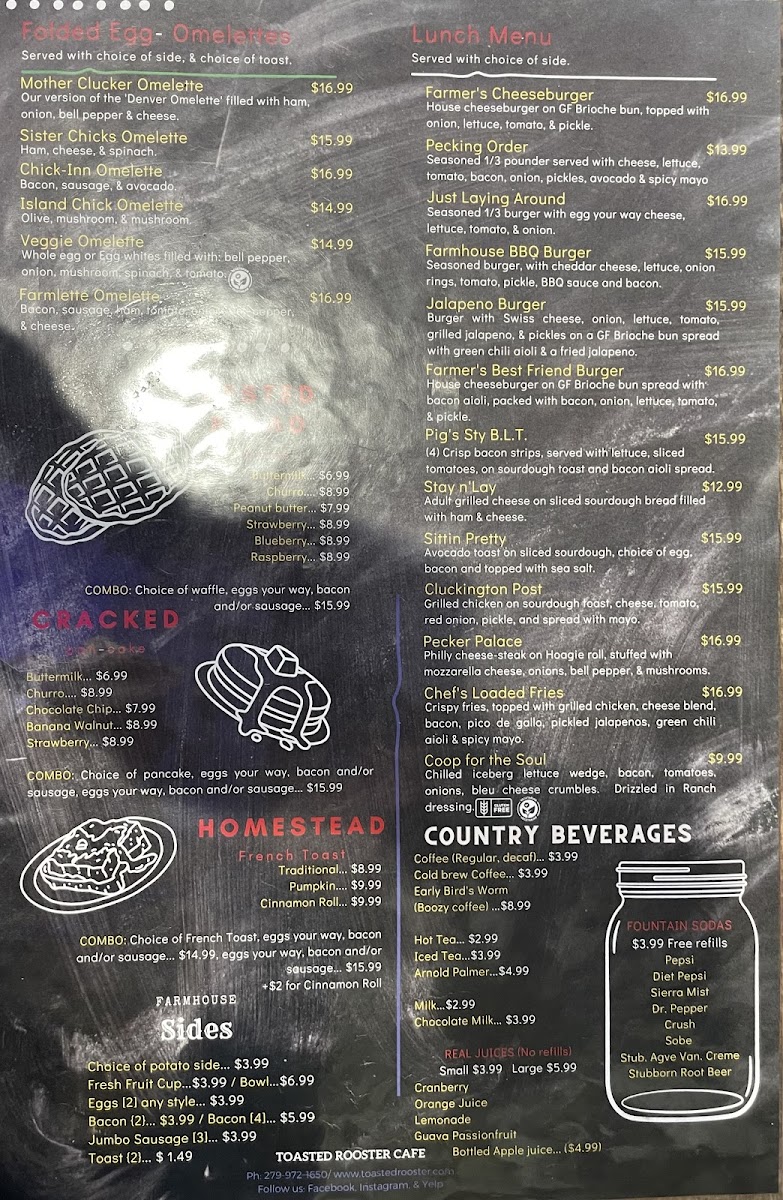 Menu Toasted Rooster Cafe-6