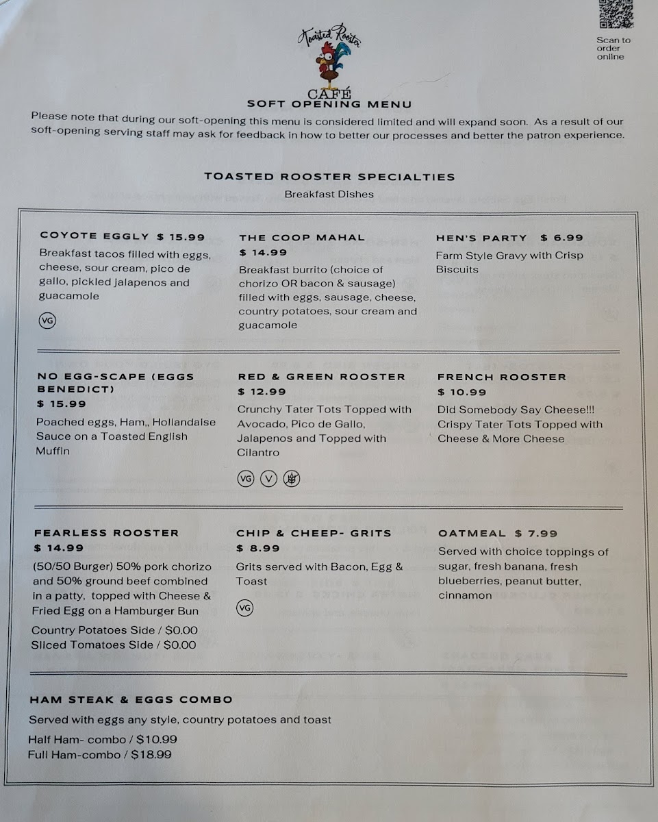 Menu Toasted Rooster Cafe-7