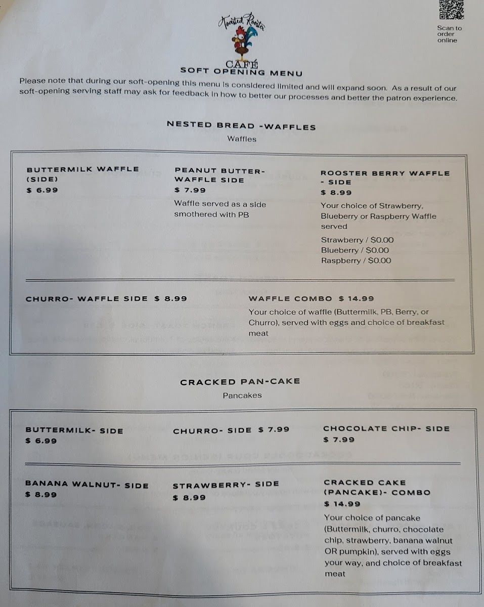 Menu Toasted Rooster Cafe-9