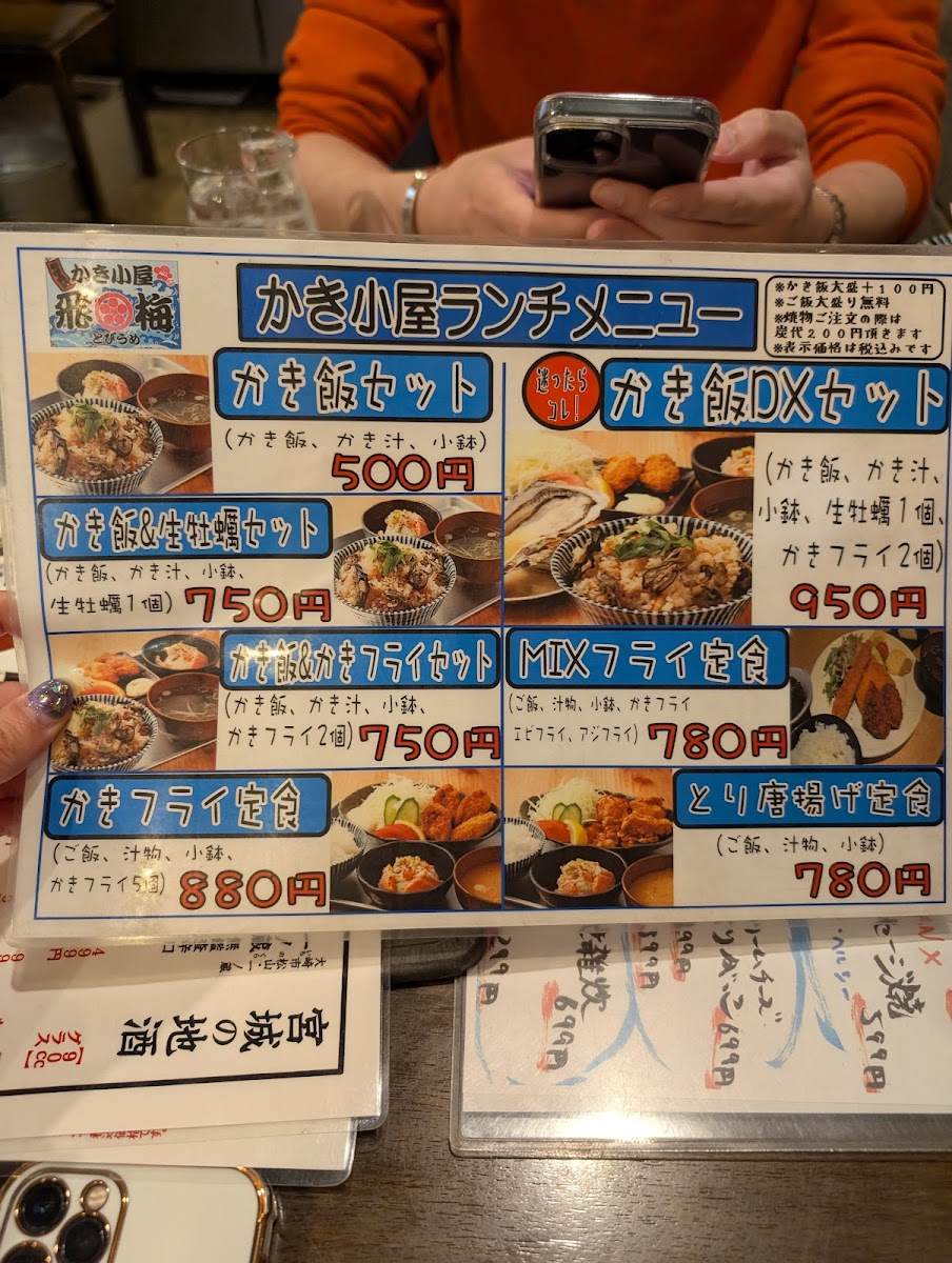 Menu Tobiume-5