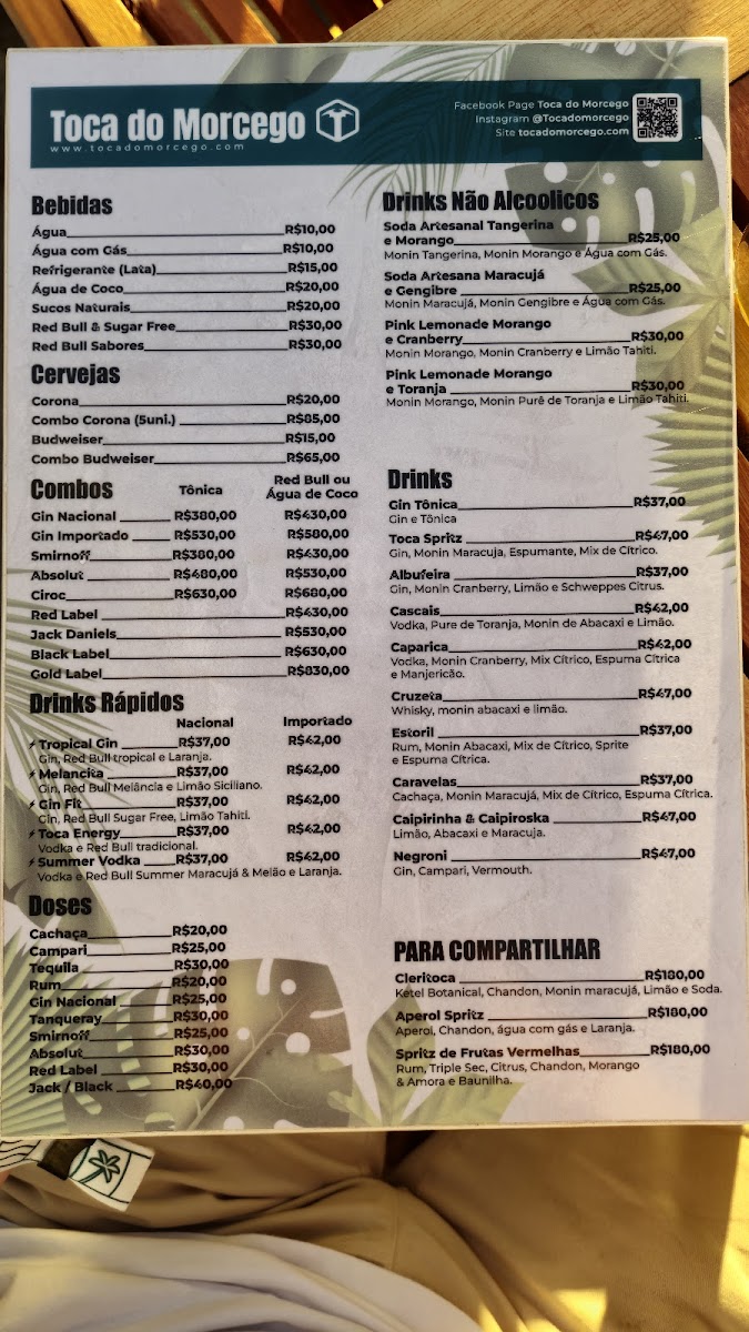 Menu Toca Do Morcego - Chill Out Bar & Dance Club-5