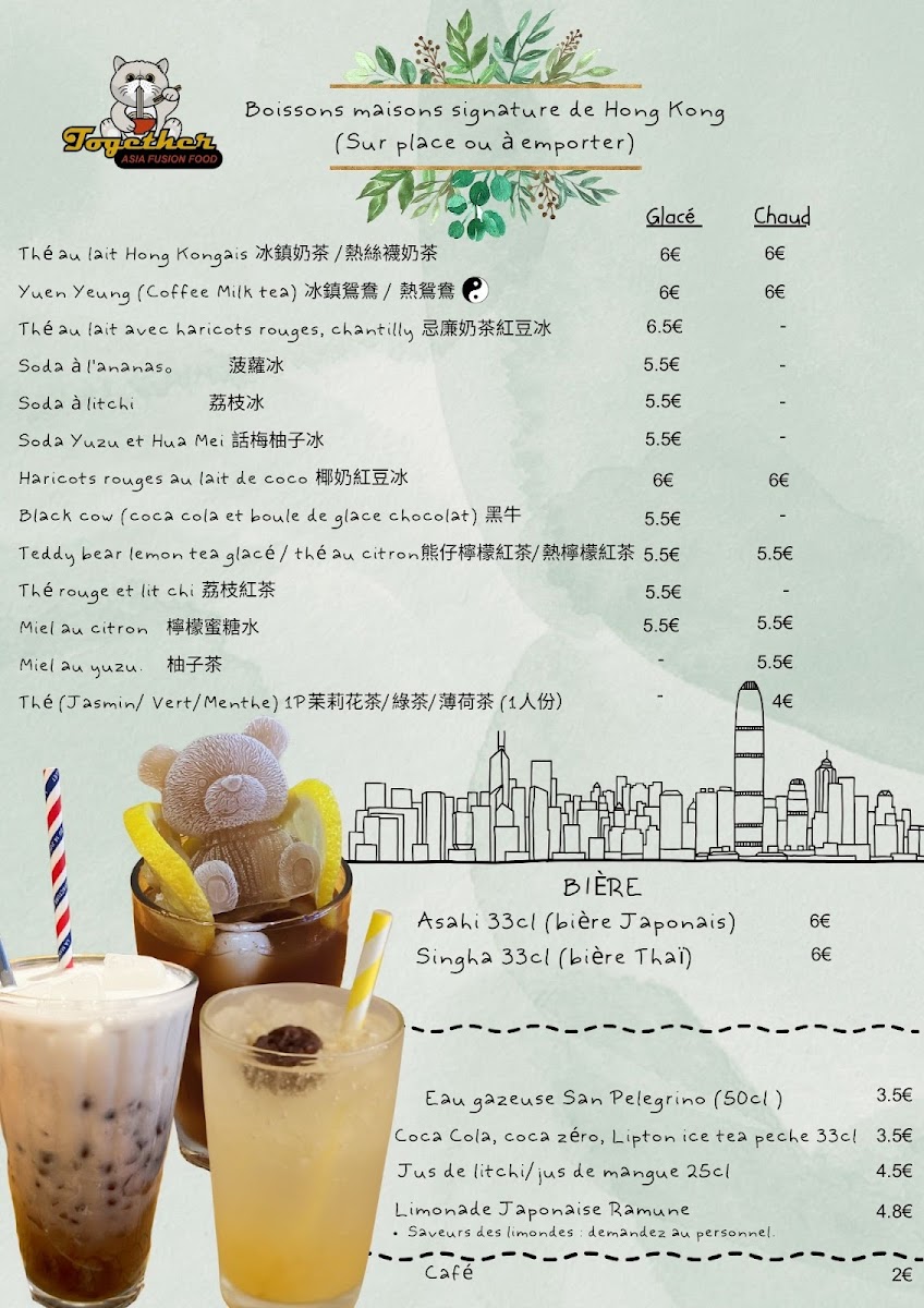Menu Together Asian Fusion Food - Rouen-1