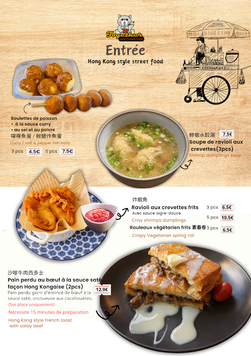 Menu Together Asian Fusion Food - Rouen-3