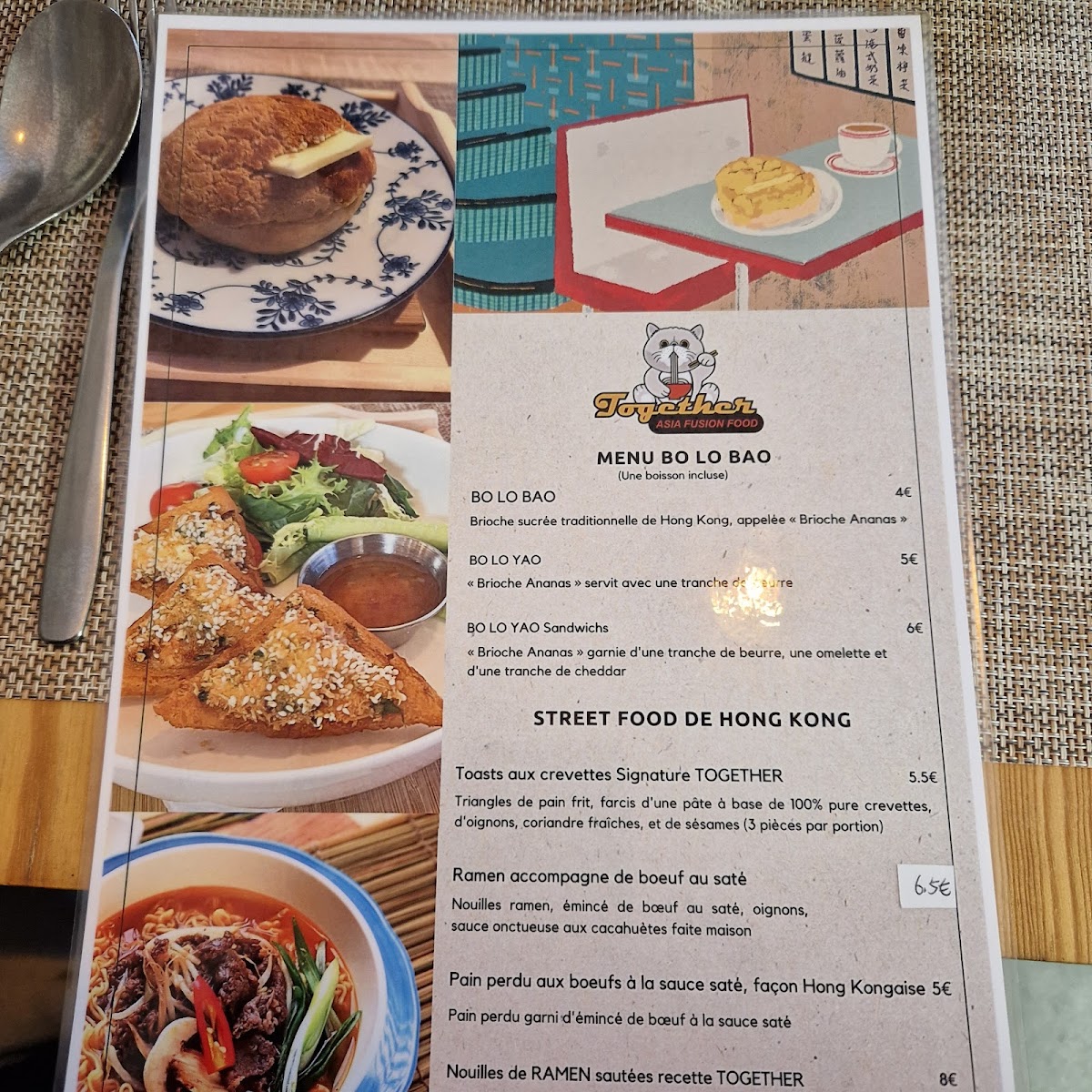 Menu Together Asian Fusion Food - Rouen-6