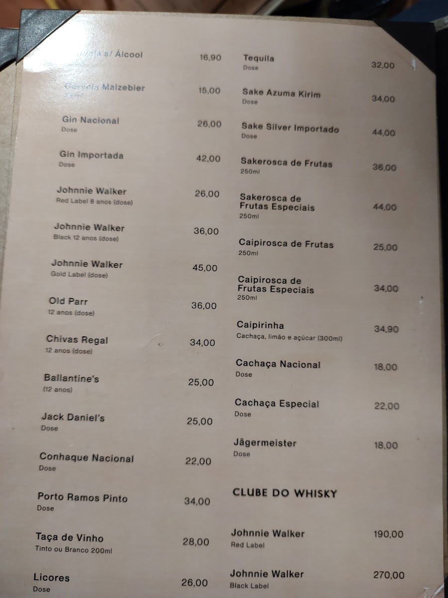 Menu Tokai-6