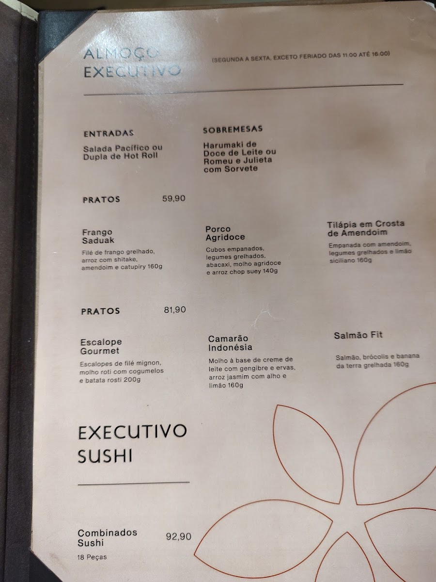 Menu Tokai-9