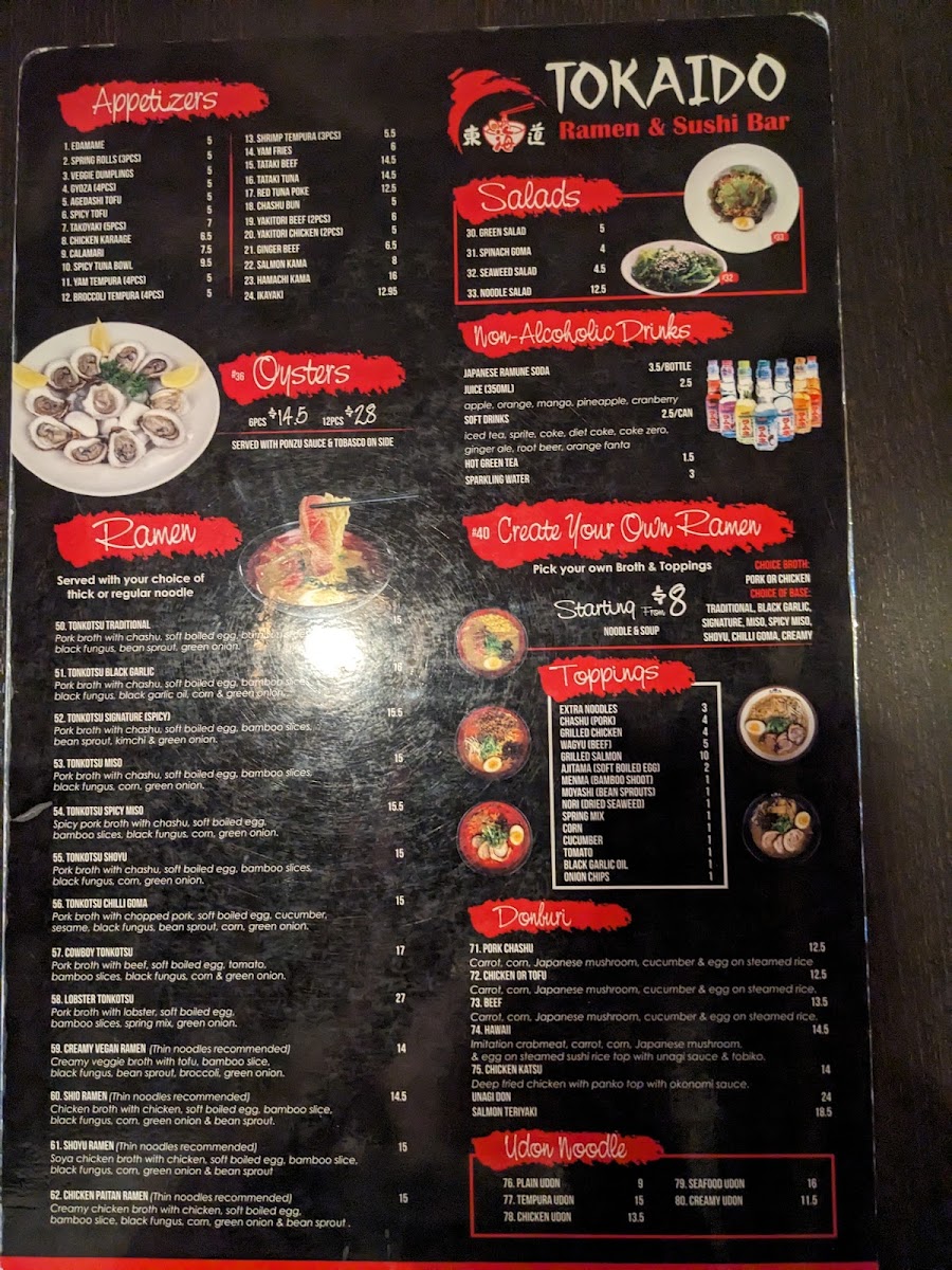 Menu Tokaido Ramen & Bar-3