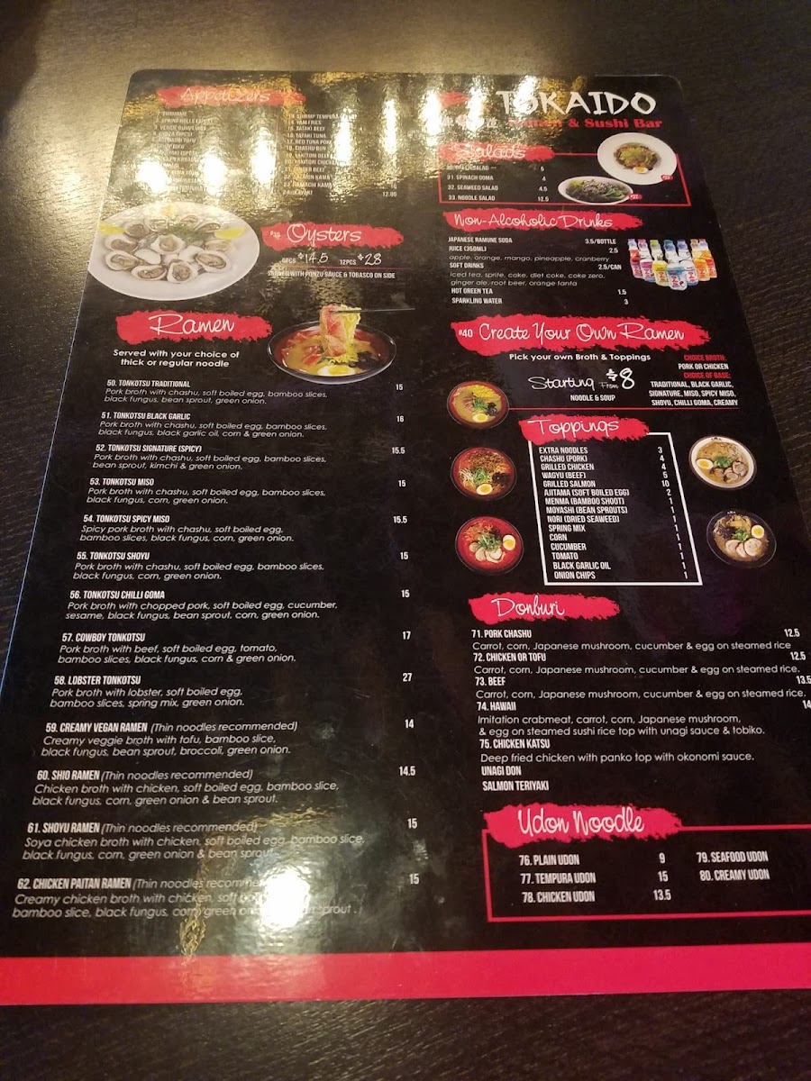 Menu Tokaido Ramen & Bar-7