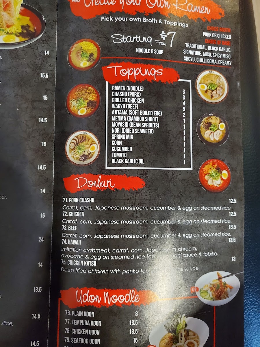 Menu Tokaido Ramen & Bar-8