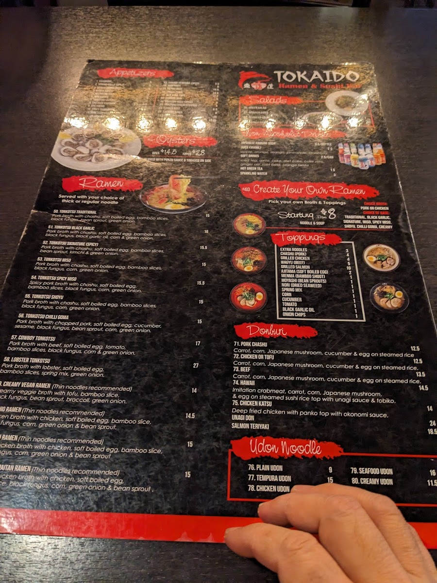Menu Tokaido Ramen & Bar-9