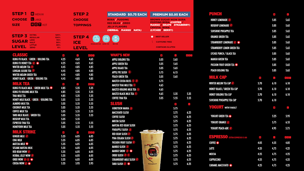 Menu Token Ramen & Kung Fu Tea-3