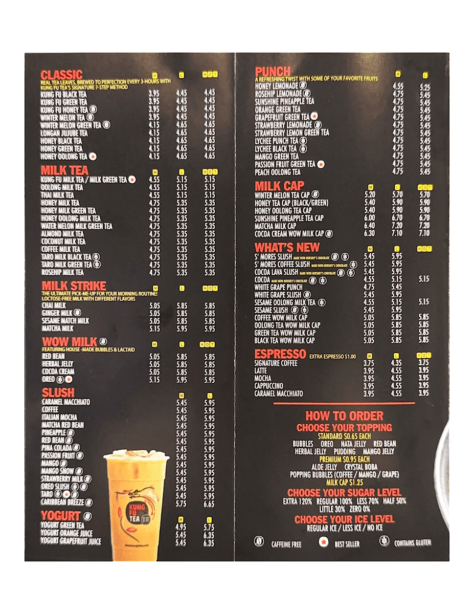 Menu Token Ramen & Kung Fu Tea-4