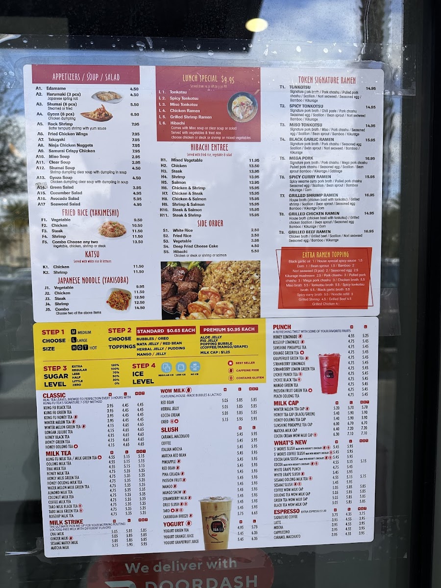 Menu Token Ramen & Kung Fu Tea-9