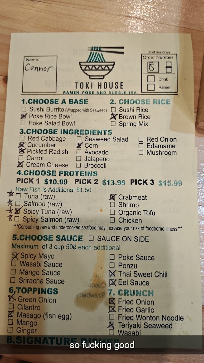 Menu Toki House-4