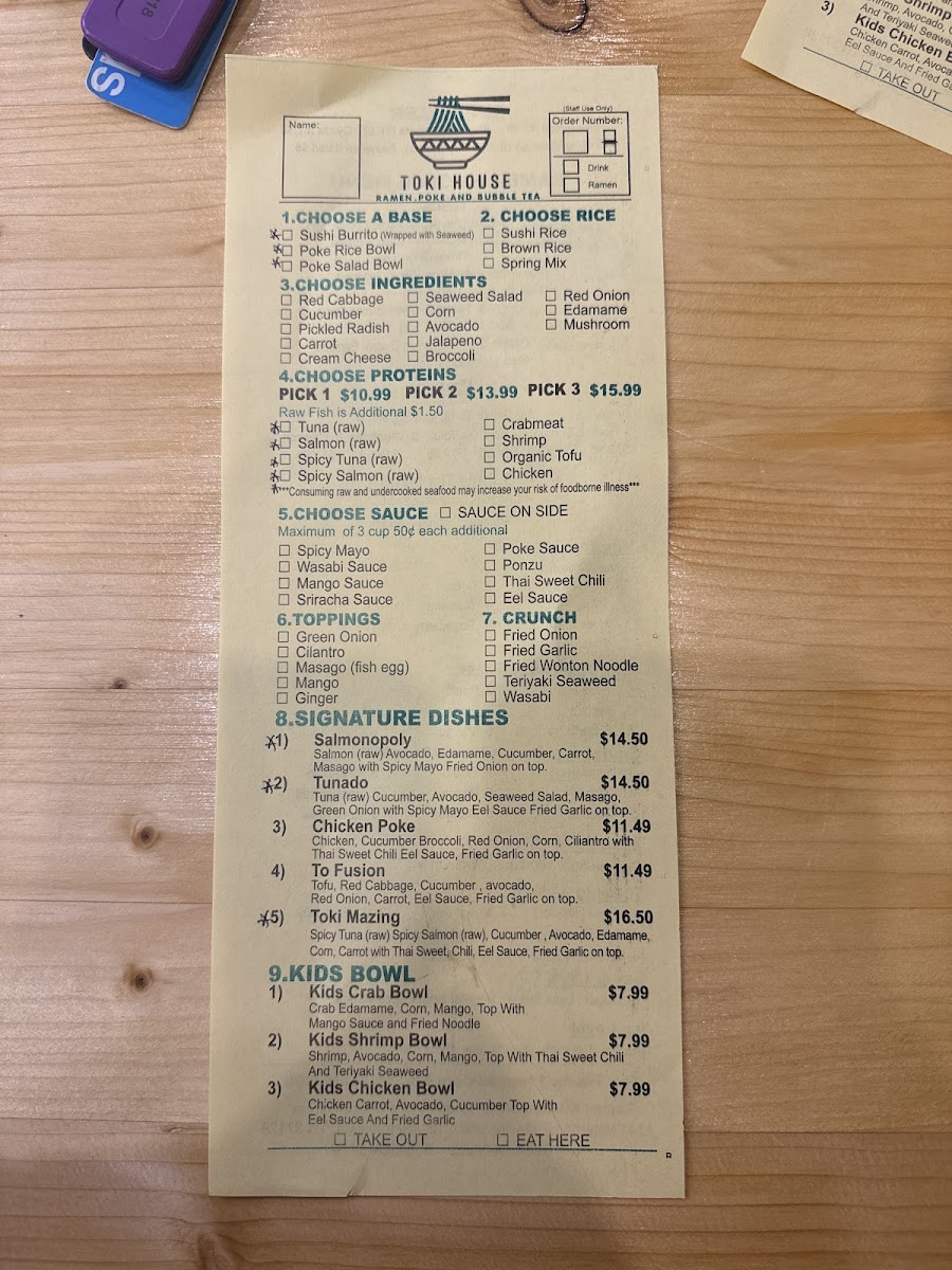 Menu Toki House-8