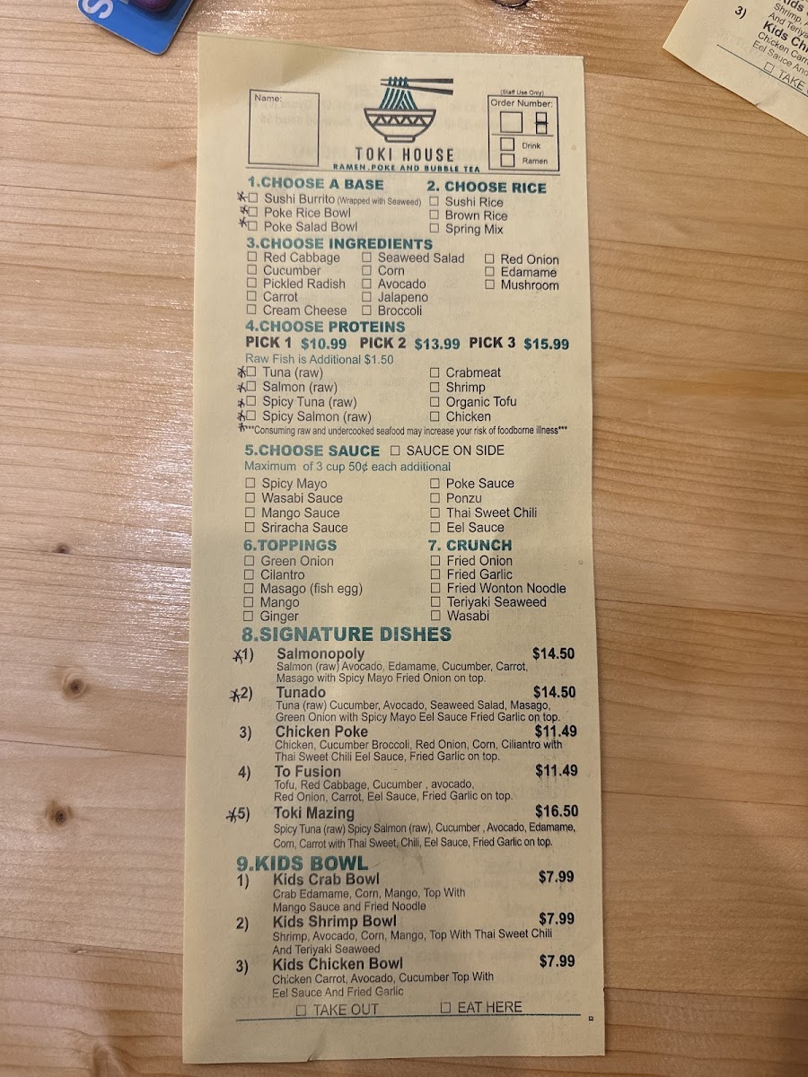 Menu Toki House-9