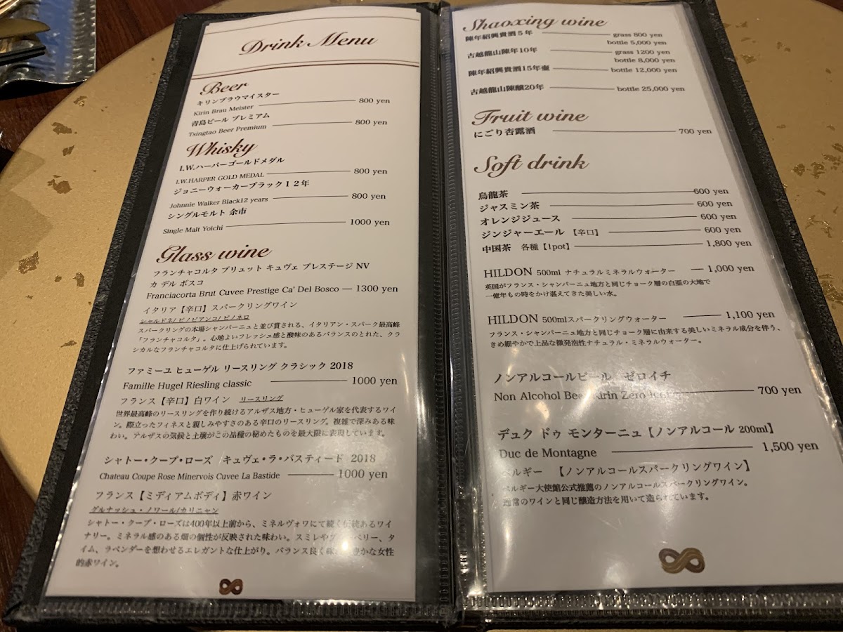 Menu Tokyo Chinois-3