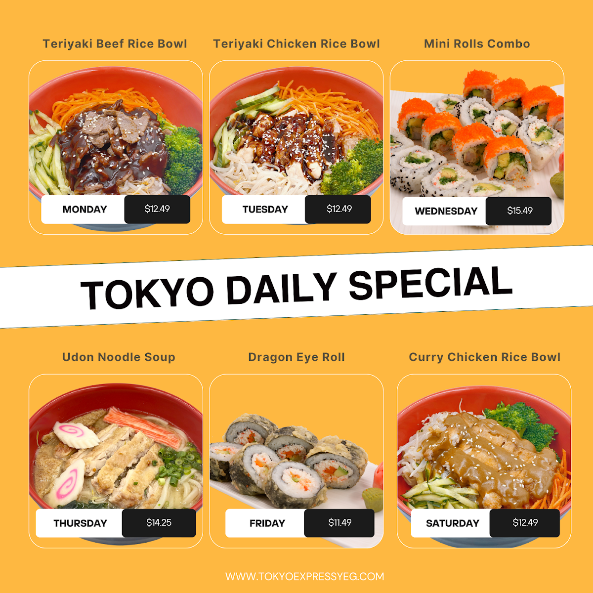 Menu Tokyo Express-2