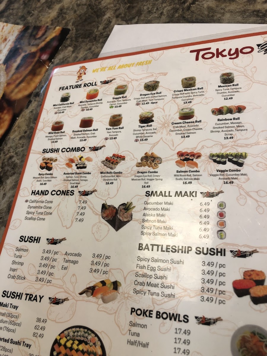 Menu Tokyo Express-3