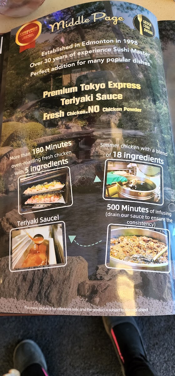Menu Tokyo Express-4