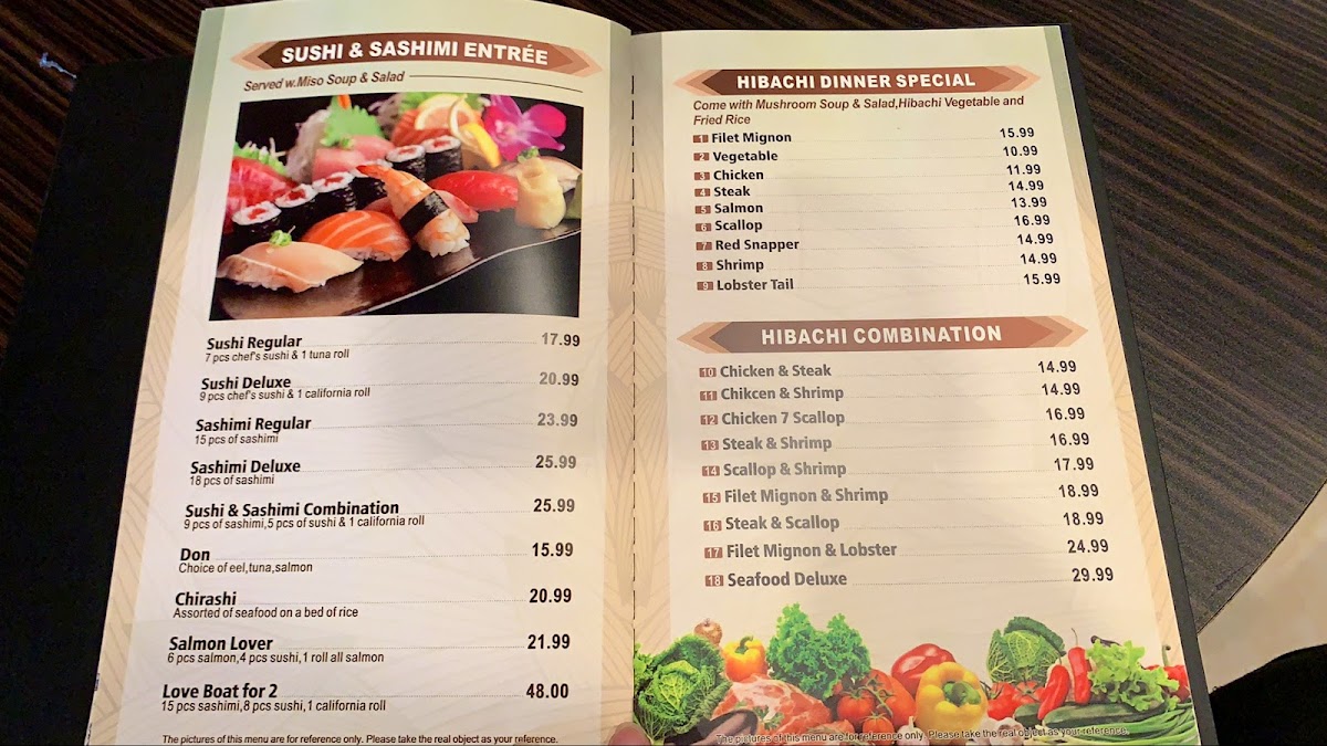 Menu Tokyo Hibachi And Sushi-2