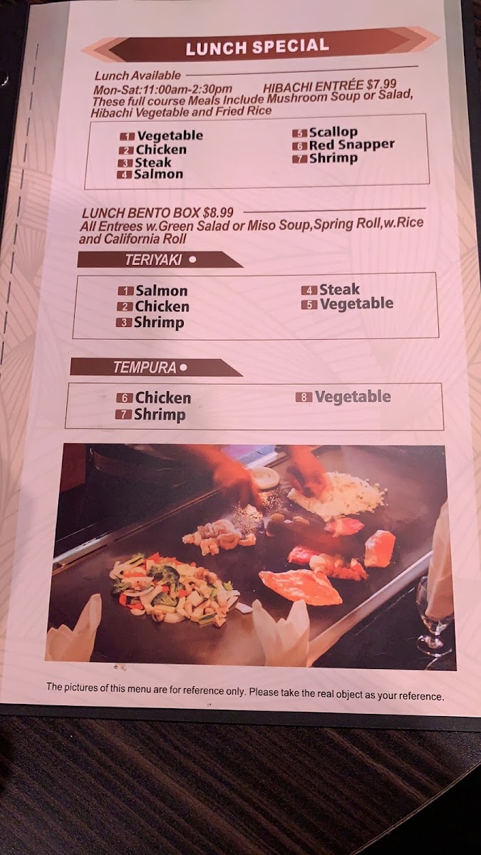 Menu Tokyo Hibachi And Sushi-8