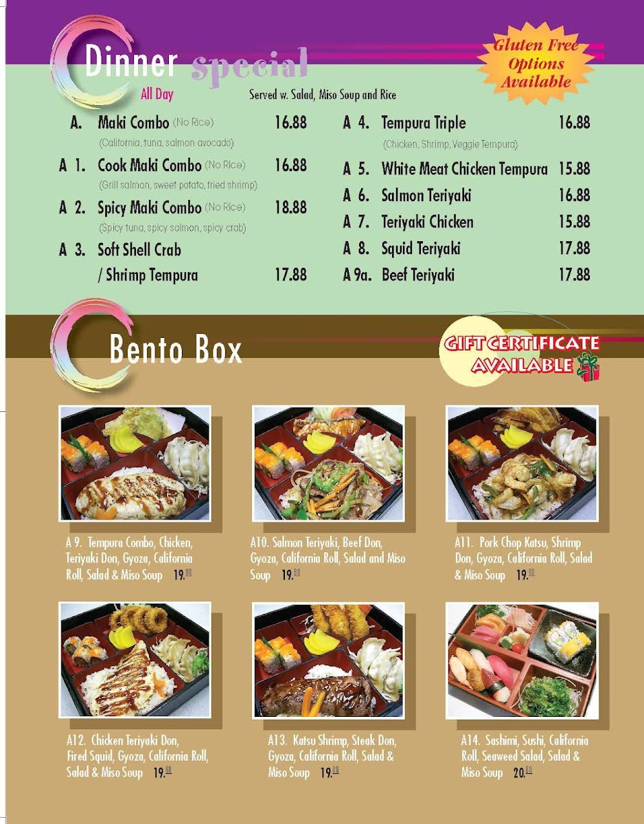 Menu Tokyo Japanese Restaurant-5