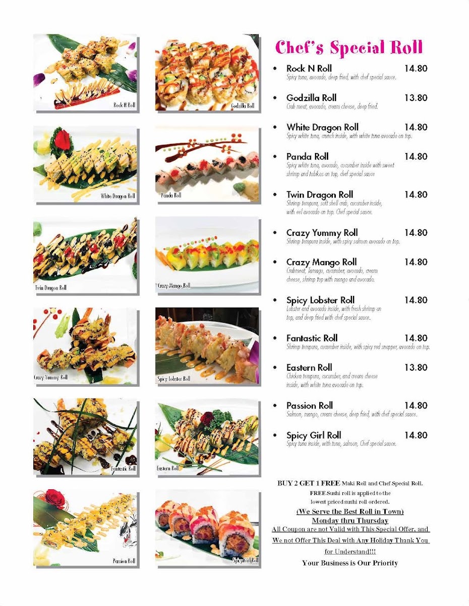 Menu Tokyo Japanese Restaurant-6