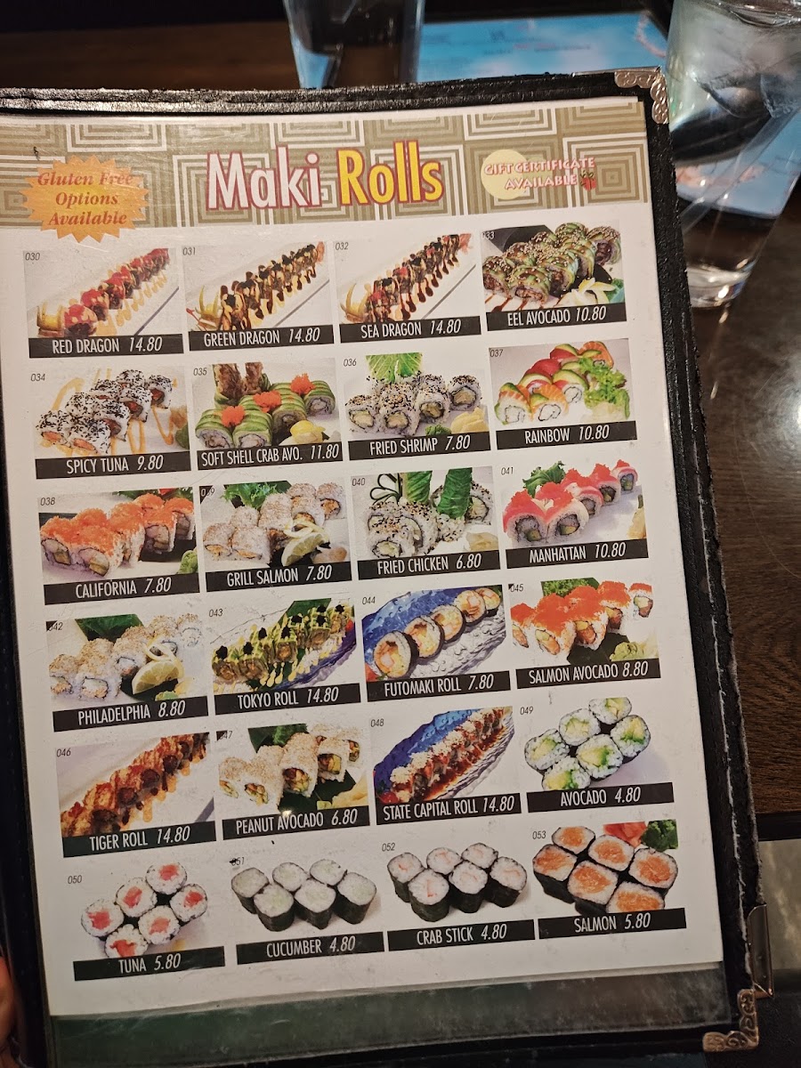 Menu Tokyo Japanese Restaurant-9