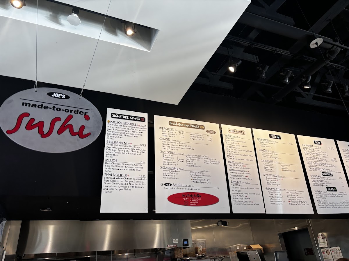 Menu Tokyo Joe's - Surprise-1