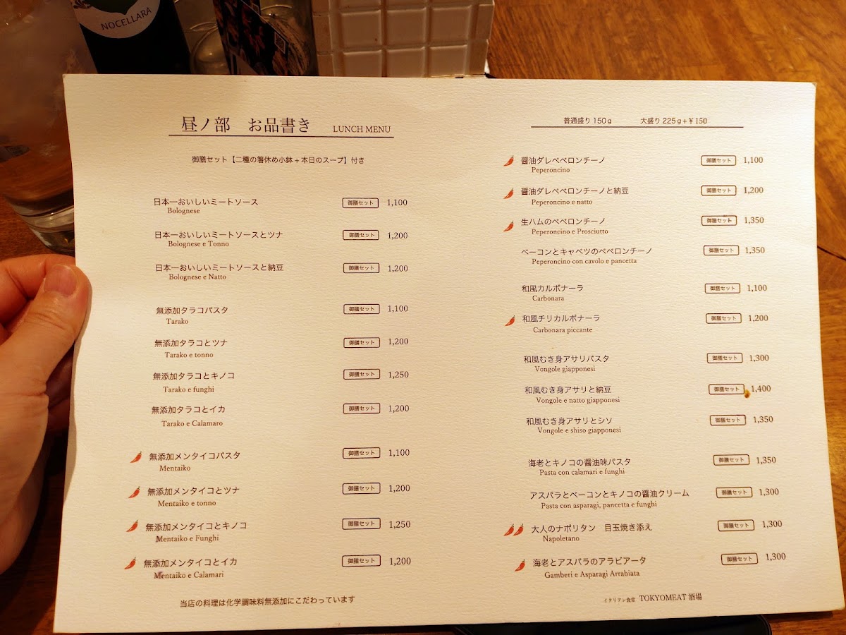 Menu Tokyo Meat Sakaba Nerima-8
