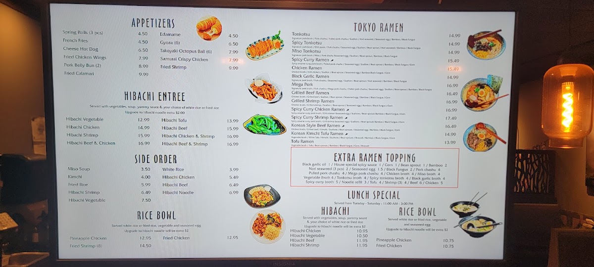 Menu Tokyo Ramen-2