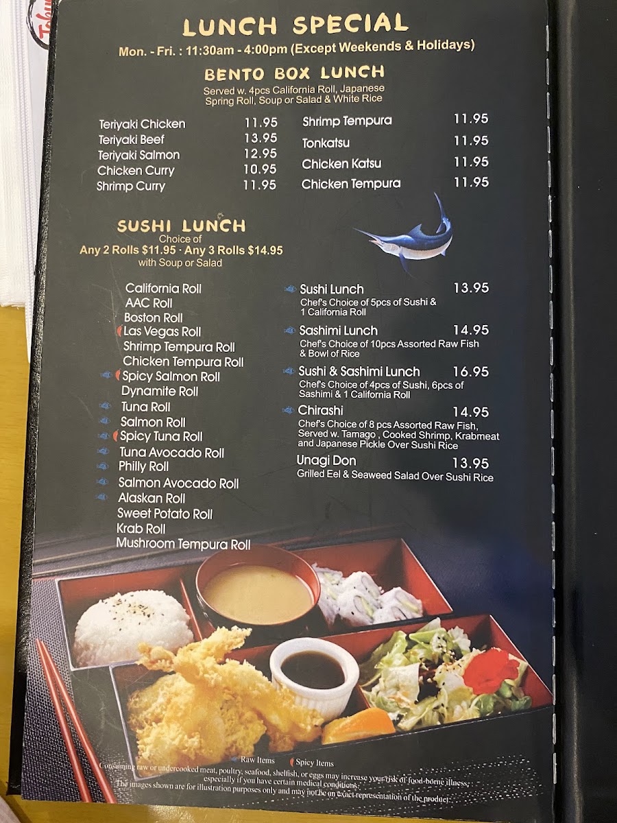 Menu Tokyo Sushi And Grill-2