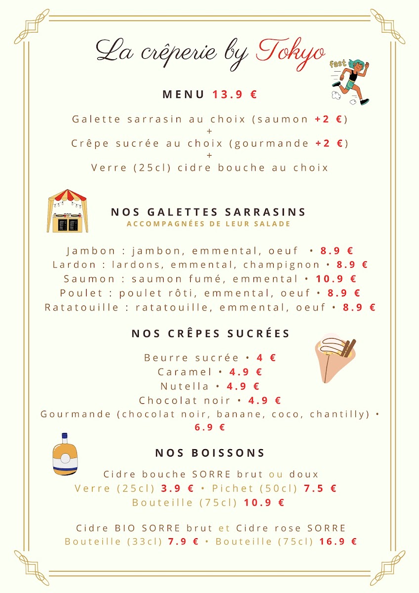 Menu Tokyo-1