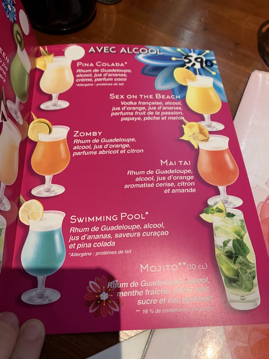 Menu Tokyo-2