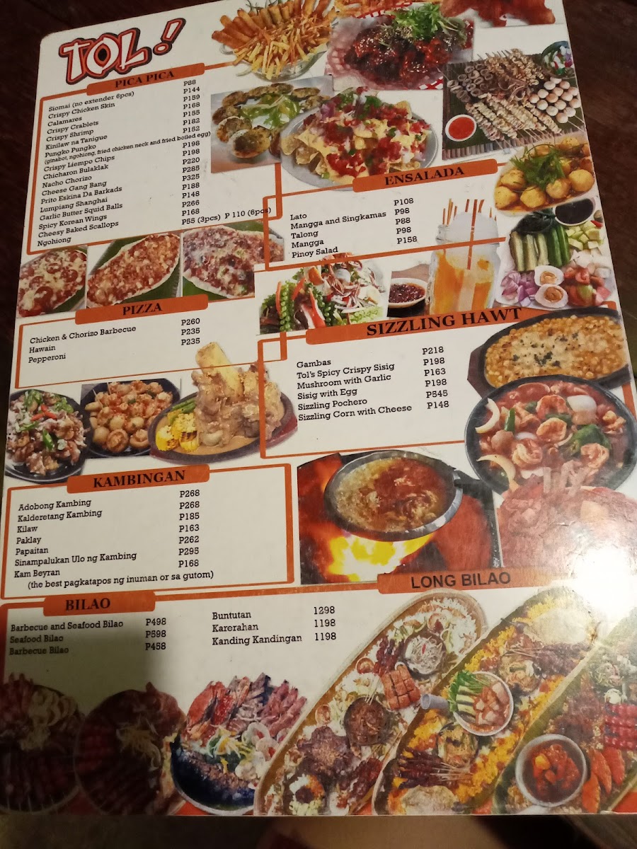 Menu Tol Kambingan, Larangan Atbp-1
