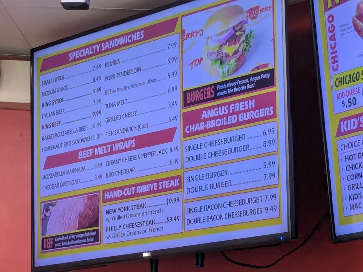 Menu Tom & Jerry's-4