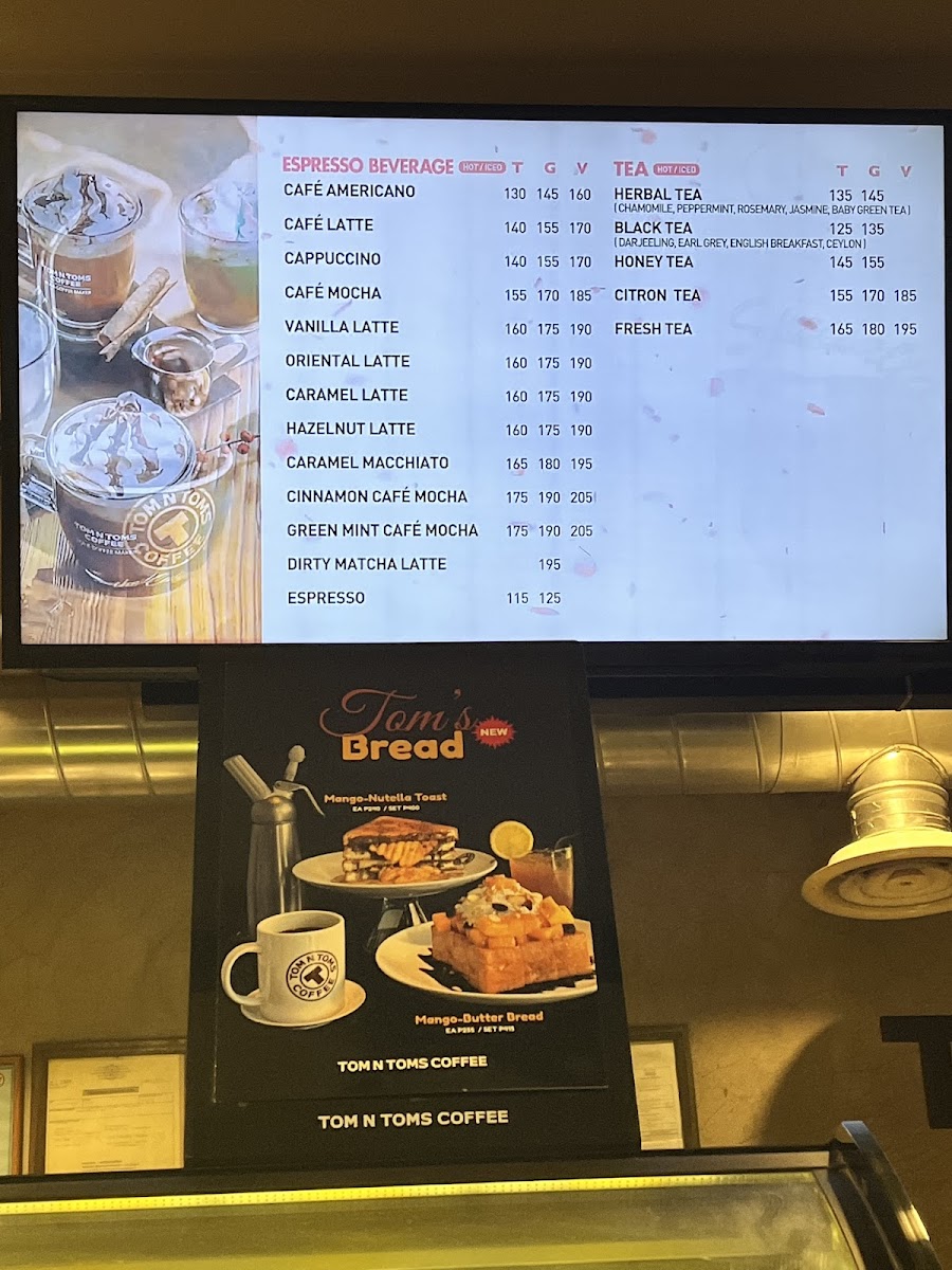 Menu Tom N Toms Coffee - Zamboanga-3