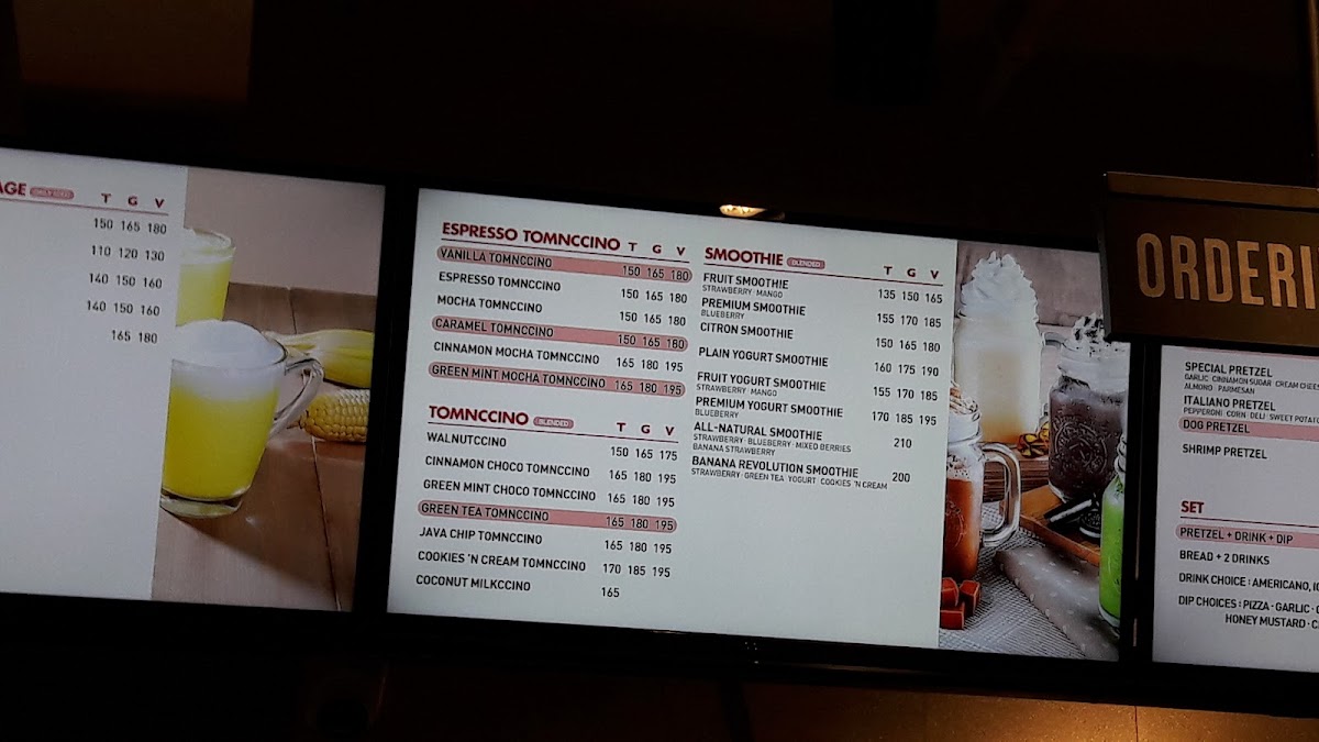 Menu Tom N Toms Coffee - Zamboanga-5